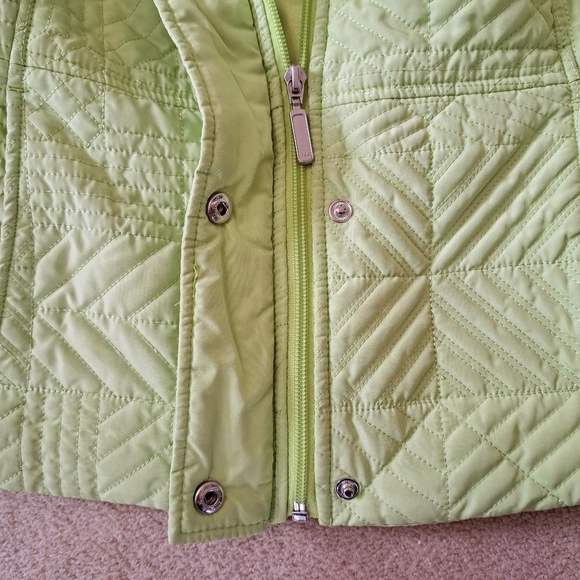Weatherproof Garment Company Quilted Jacket Women's Large Green Coat - Picture 10 of 15